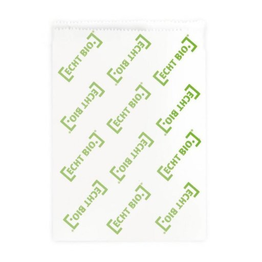 [ECHT BIO.] Faltenbeutel weiß für Käse 20x7x28 cm, 1000Stück