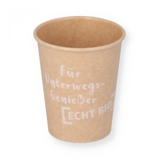 [ECHT BIO.] Hartpapierbecher ToGo - 200ml, 50Stück