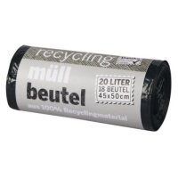 Müllbeutel Recycling-Folie mit Zugband 20l - 18B.,...