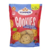 Cookies Cranberries, Mandel & Sesam glutenfrei, 125g