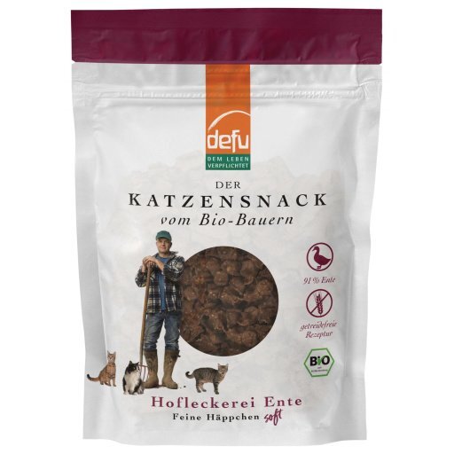 Katze Hofleckerei Ente - Feine Häppchen soft, 80g