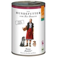 Hundefutter Ente sensitiv - Dose, 410g