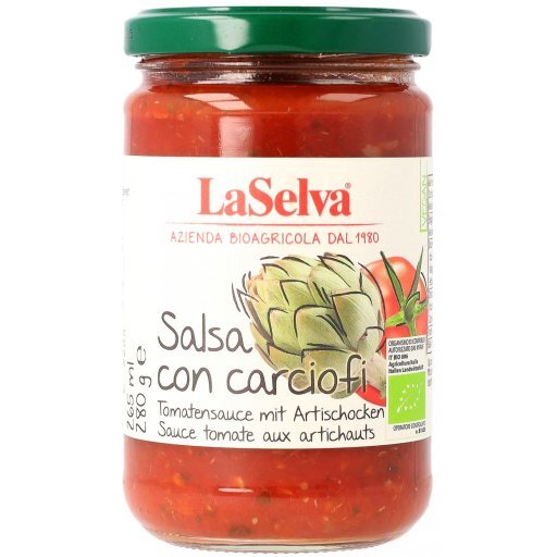 Salsa con Carciofi - Tomatensauce mit Artischocken, 280g
