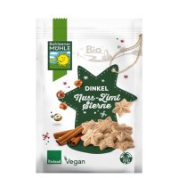 Dinkel Nuss Zimt Sterne BIOLAND, 125g