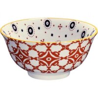 Schale aus Porzellan Ø15,5cm - Dekor Kachel,...