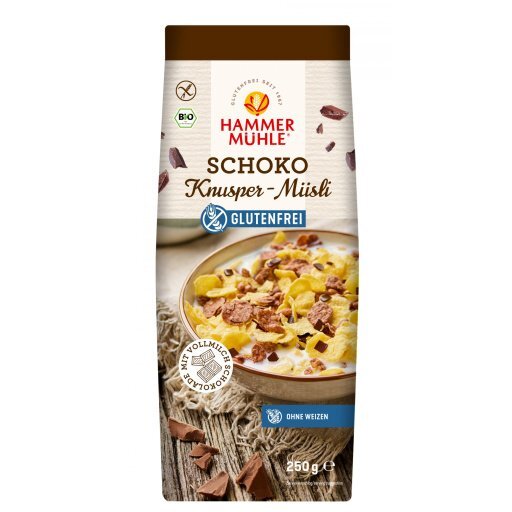 Schoko Knusper Müsli glutenfrei, 250g