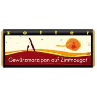 Gewürzmarzipan auf Zimtnougat, 70g