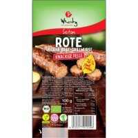WHEATY Rote Brat+Grillwurst vegan, 100g