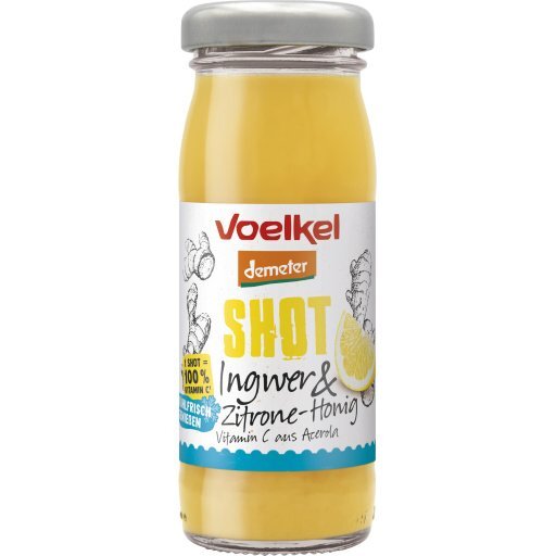 Shot Ingwer & Zitrone-Honig DEMETER kühlfrisch, 95ml