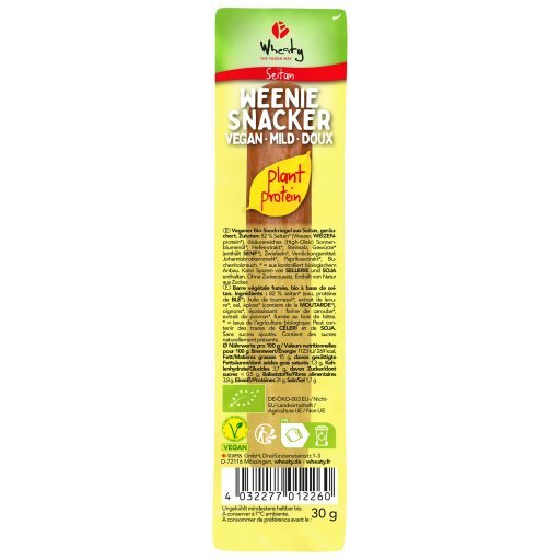 WHEATY Weenie Snacker vegan, 30g