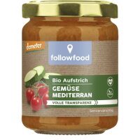 Aufstrich Gemüse Mediterran DEMETER, 120g