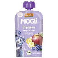 Quetschi Blaubeere Apfel Banane DEMETER, 100g