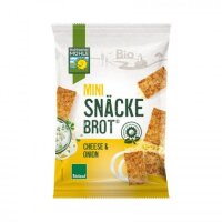 Mini Snäcke Brot Cheese & Onion BIOLAND, 95g