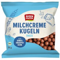 Milchcreme Kugeln Snack mit Dinkel Knusper Kern, 70g