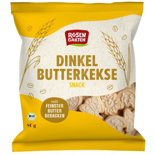Dinkel Butterkekse Snack, 80g