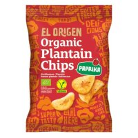 Kochbananen Chips Paprika vegan, 80g