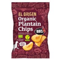 Kochbananen Chips BBQ vegan, 80g