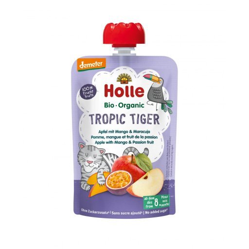 Tropic Tiger - Pouchy Apfel-Mango-Maracuja DEMETER, 100g