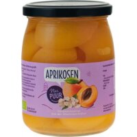 Aprikosen halbiert gesüßt, 500g