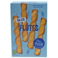 Flutes salzig - Gebäckstangen, 100g