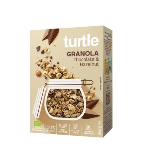 Turtle Granola Schokolade & Haselnuss glutenfrei, 350g