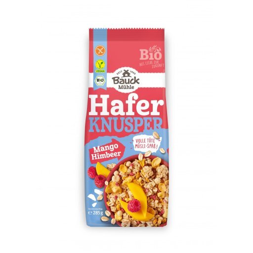 Hafer Knuspermüsli Mango Himbeere glutenfrei, 285g