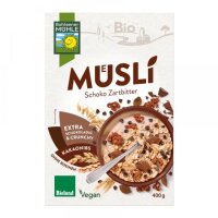 Schoko Muesli Zartbitter BIOLAND, 400g