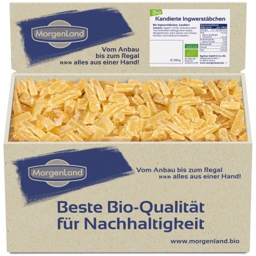 Ingwerstäbchen kandiert - lose, 4.5kg