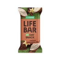 lifebar Oatsnack Cashew Choclate Chip, 40g