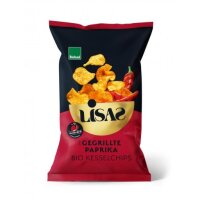 Lisas Kesselchips gegrillte Paprika BIOLAND, 115g