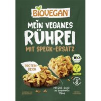Mein veganes Rührei mit Speck-Ersatz, 50g