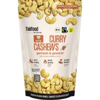 Cashewkerne mit Curry & Salz FairTrade, 125g