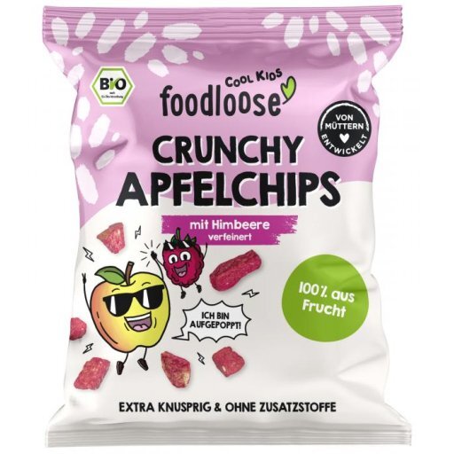 Crunchy Apfelchips Himbeere, 16g