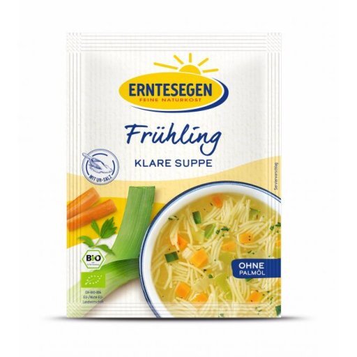 Frühling Klare Suppe, Tüten