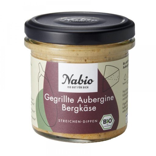 Brotaufstrich Gegrillte Aubergine Bergkäse, 135g