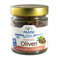 Kalamata Oliven al nat.- Scheiben NATURLAND+FAIR, 120g