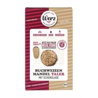 Buchweizen Mandel Taler mit Schokolade glutenfrei, 150g