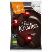 Kirsche in Zartbitter-Schokolade FairTrade, 50g