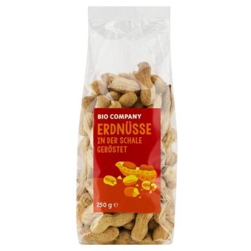 Erdnüsse in der Schale geröstet, 250g
