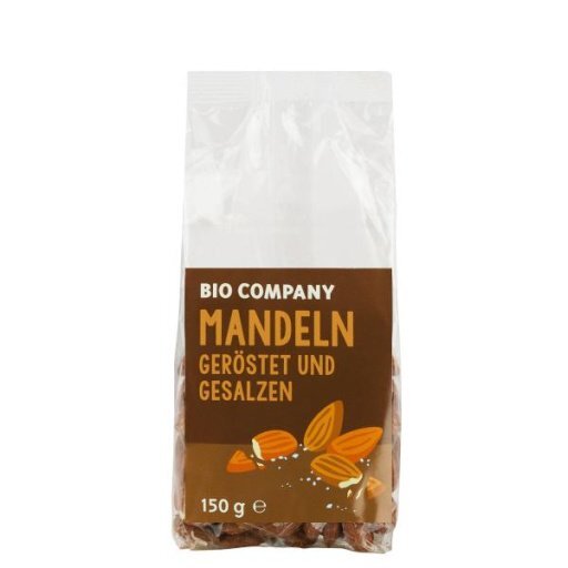 Mandeln geröstet und gesalzen, 150g