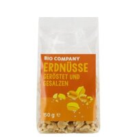 Erdnusskerne geröstet und gesalzen, 150g