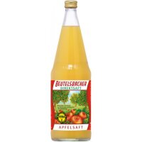 Apfelsaft naturtrüb aus zertifiziertem Streuobst, 1.0l