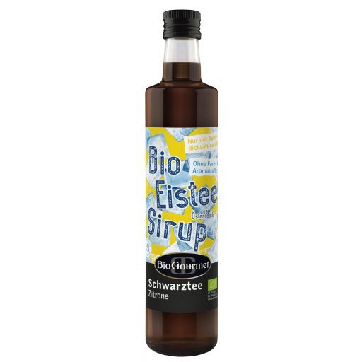 Eistee Sirup Schwarztee Zitrone, 500ml