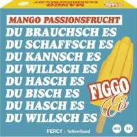 3X Stieleis Mango-Passionsfrucht FIGGO 3er Pack, 3X65ml