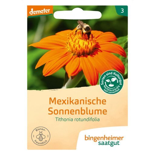 Mexikanische Sonnenblume Tithonia rotundifolia, Tüten