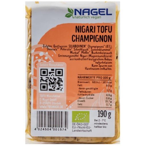 L! Nigari Tofu Champignon, 190g