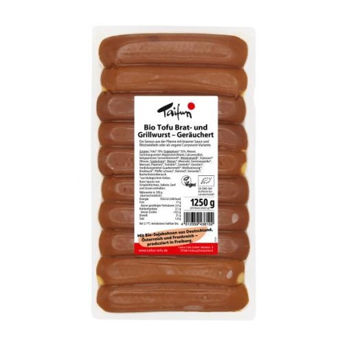 L! Tofu Brat- und Grillwurst geräuchert 20St - GV, 1250g