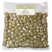 L! Oliven grün mit Knoblauchfüllung marin. -...