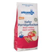 Porridgeflocken Hafer Winter Apfel-Zimt DEMETER, 400g