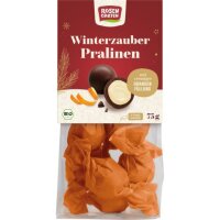 Winterzauber Pralinen m. cremiger Orangenfüllung, 75g